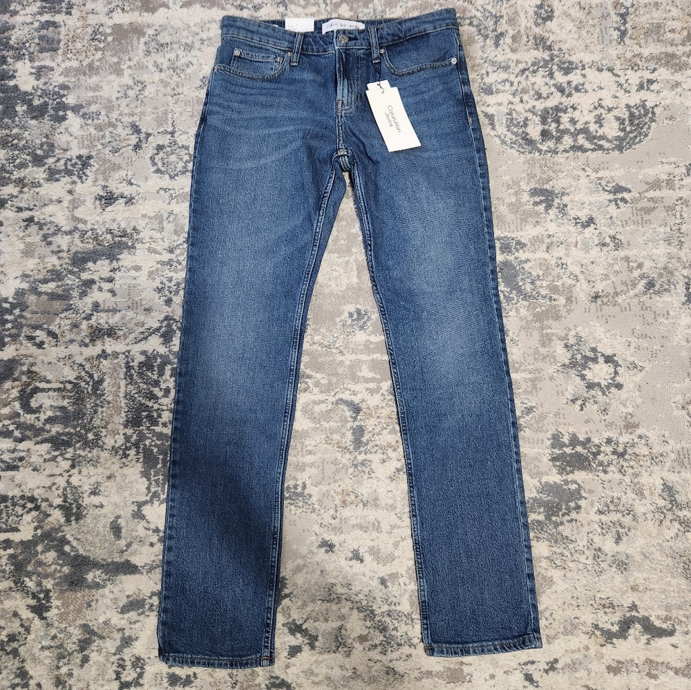 Calvin Klein Jeans | NWT Men's Slim Flit Blue Jeans